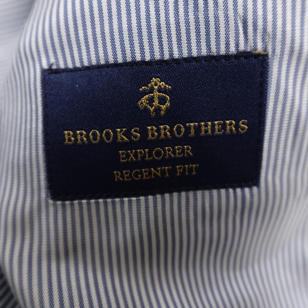 Brooks Brothers Blazer Mens 45 Gray Wool Explorer Regent Sport Coat Suit Jacket - Picture 6 of 16